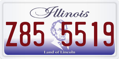 IL license plate Z855519
