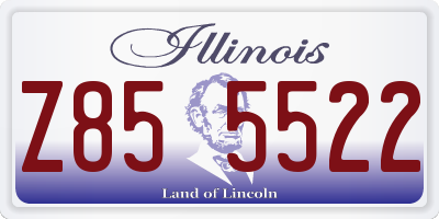 IL license plate Z855522