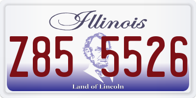 IL license plate Z855526