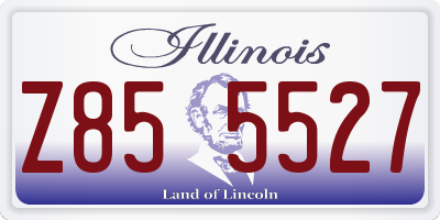 IL license plate Z855527