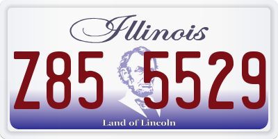 IL license plate Z855529