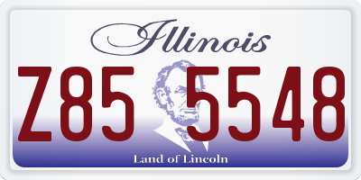 IL license plate Z855548