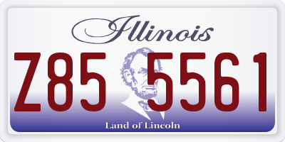 IL license plate Z855561