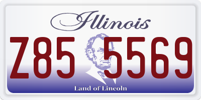 IL license plate Z855569