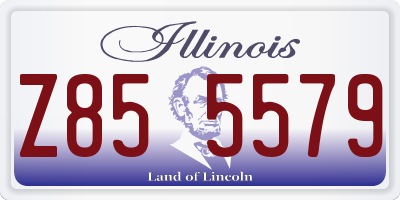 IL license plate Z855579