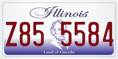 IL license plate Z855584