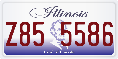 IL license plate Z855586