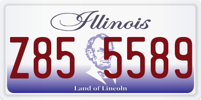 IL license plate Z855589