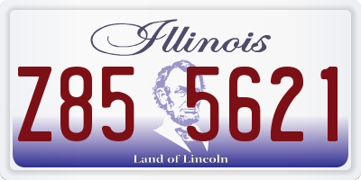 IL license plate Z855621