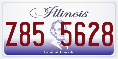 IL license plate Z855628