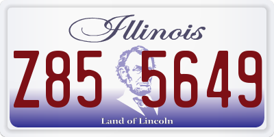 IL license plate Z855649