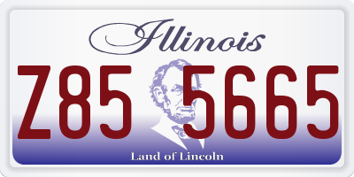 IL license plate Z855665
