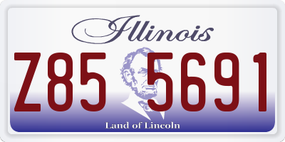 IL license plate Z855691