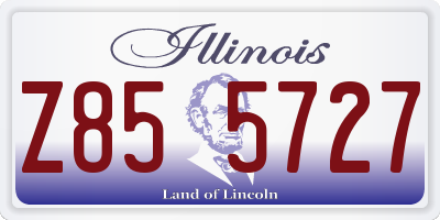 IL license plate Z855727