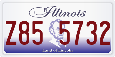 IL license plate Z855732