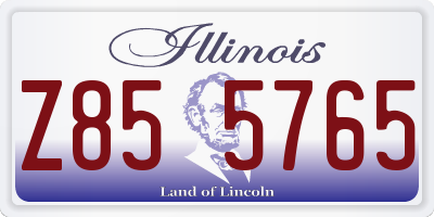 IL license plate Z855765
