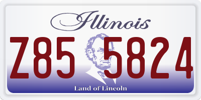 IL license plate Z855824