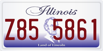 IL license plate Z855861