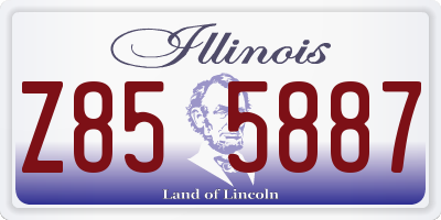 IL license plate Z855887