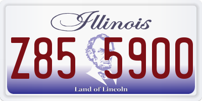 IL license plate Z855900