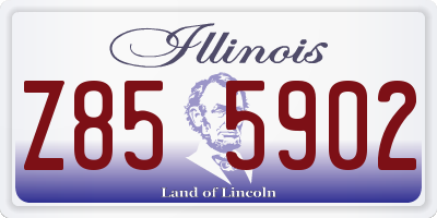IL license plate Z855902