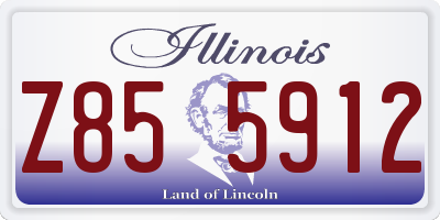 IL license plate Z855912