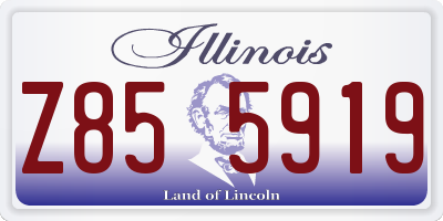 IL license plate Z855919