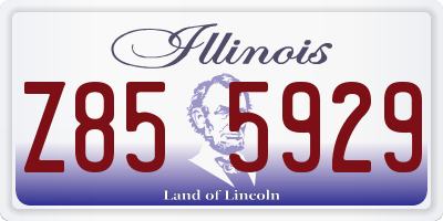 IL license plate Z855929