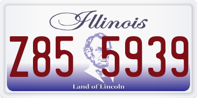 IL license plate Z855939