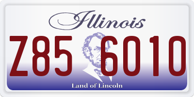IL license plate Z856010