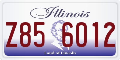 IL license plate Z856012