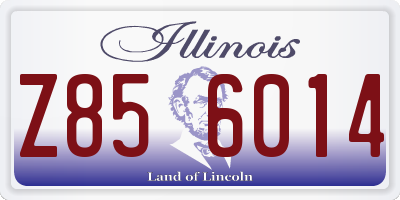 IL license plate Z856014