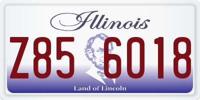 IL license plate Z856018
