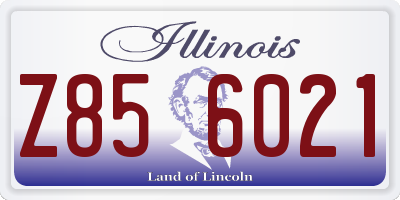 IL license plate Z856021