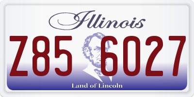IL license plate Z856027