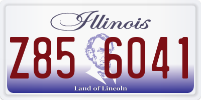 IL license plate Z856041
