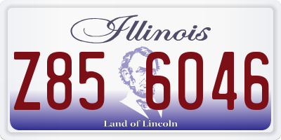 IL license plate Z856046