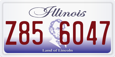 IL license plate Z856047