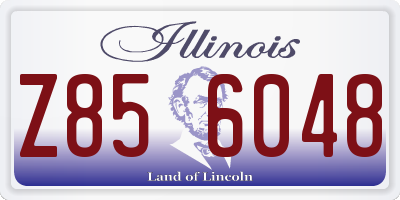 IL license plate Z856048