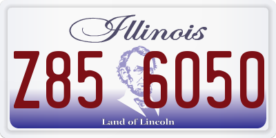 IL license plate Z856050