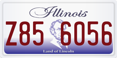 IL license plate Z856056