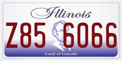 IL license plate Z856066