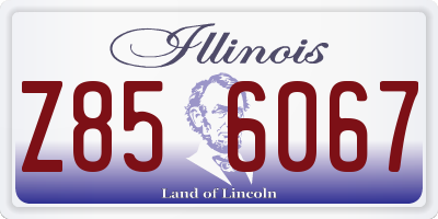 IL license plate Z856067