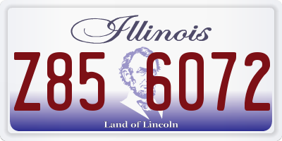 IL license plate Z856072