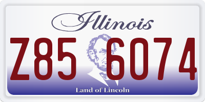 IL license plate Z856074