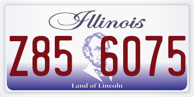 IL license plate Z856075