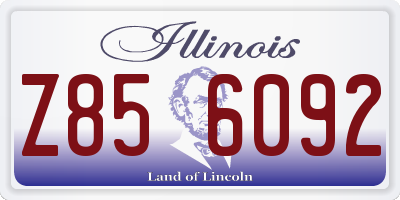 IL license plate Z856092