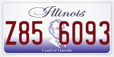 IL license plate Z856093