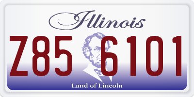 IL license plate Z856101