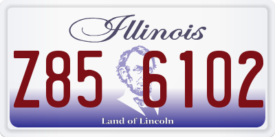 IL license plate Z856102
